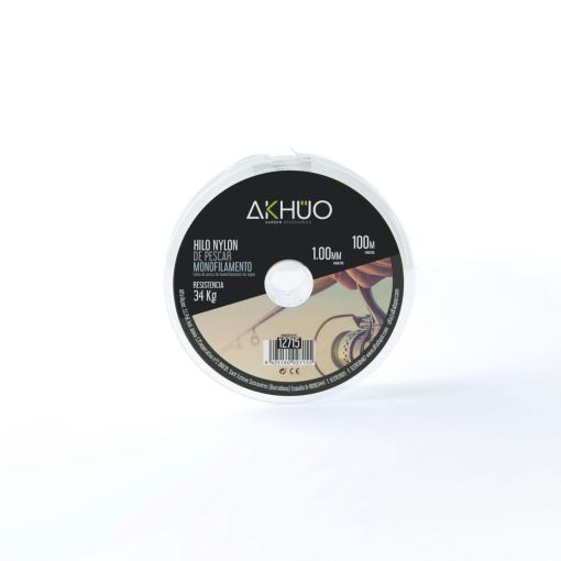 HILO NYLON PESCAR BLANCO AKHUO 1,0 MM 100 M