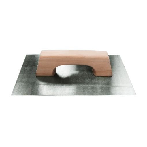 LLANA RECTANGULAR ACERO VATTON MANGO MADERA 300x150 MM