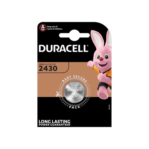 PILA DURACELL BOTÓN LITIO CR-2430 3V