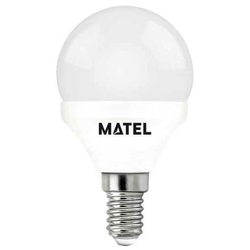 BOMBILLA LED ESFÉRICA MATEL E14 5W RGB