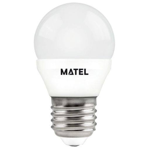 BOMBILLA LED ESFÉRICA MATEL REGULABLE 7W E27 CÁLIDA