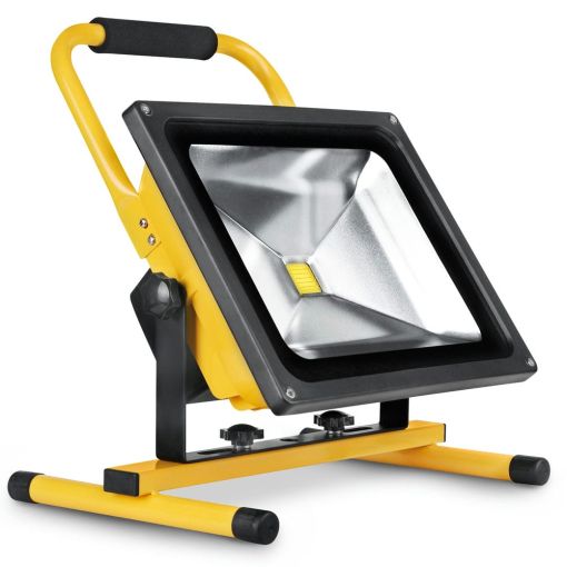 PROYECTOR LED RECARGABLE MATEL IP65 50W 35200MAH FRÍA
