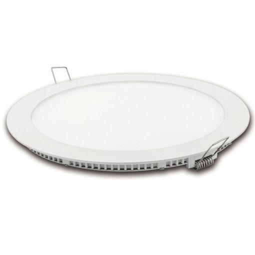 DOWNLIGHT LED REDONDO PLANO MATEL BLANCO 18W NEUTRA