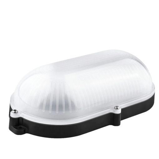 APLIQUE LED OVAL IP65 MATEL 9W NEGRO NEUTRA