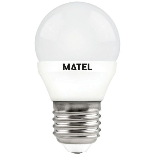 BOMBILLA LED ESFÉRICA MATEL E27 5W NEUTRA (3 INTENSIDADES)