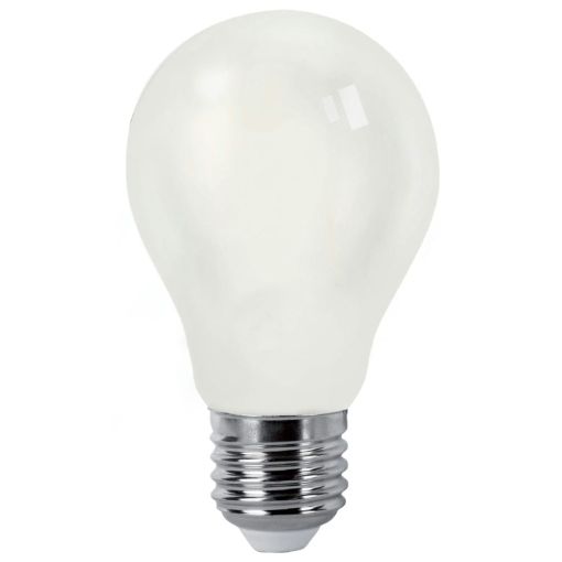 BOMBILLA LED FILAMENTO ESTÁNDAR MATEL E27 A60 6W FRÍA OPAL