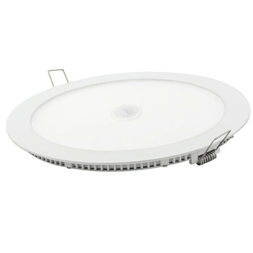 DOWNLIGHT LED REDONDO SENSOR MATEL BLANCO 18W NEUTRA