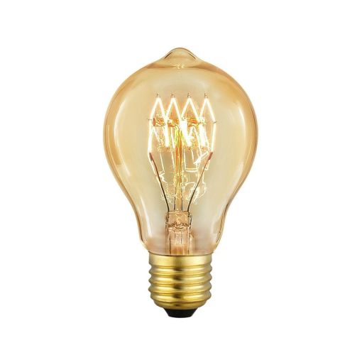 BOMBILLA LED ESTÁNDAR EDISON VINTAGE MATEL E27 A75 40W