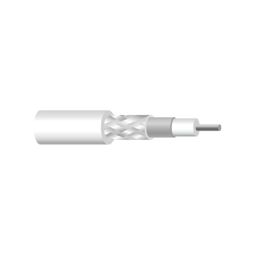 CABLE COAXIAL TV/SAT APANTALLADO BLANCO ONLEX ALUMINIO