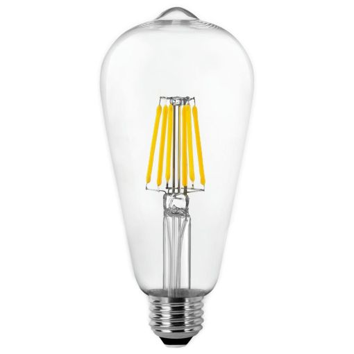 BOMBILLA LED PERA FILAMENTO MATEL E27 12W FRÍA CLARA