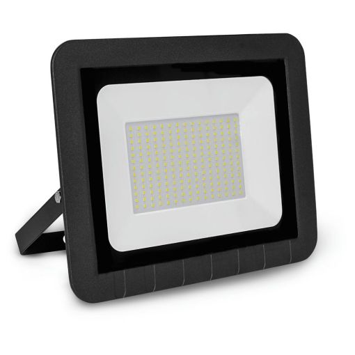 PROYECTOR LED PLANO NEGRO MATEL IP65 150W FRÍA