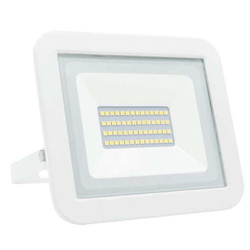 PROYECTOR LED PLANO BLANCO MATEL IP65 30W FRÍA