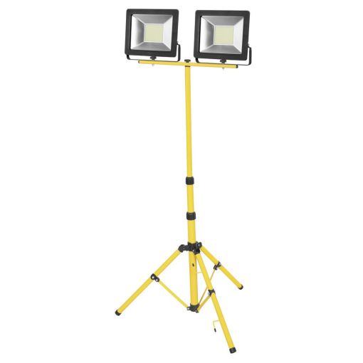 TRÍPODE CON PROYECTOR LED MATEL IP65 2x30W FRÍA