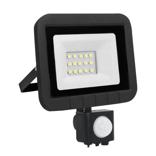 PROYECTOR LED CON SENSOR NEGRO MATEL 10W