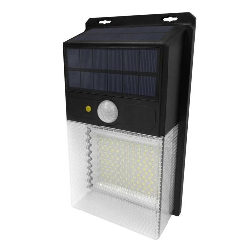 APLIQUE SOLAR LED KORPASS CON SENSOR 15W LUZ FRÍA