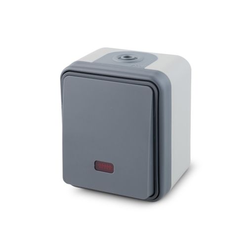 S-SUPERFICIE PULSADOR CAMPANA LUMINOSO LUXE IP54 ONLEX
