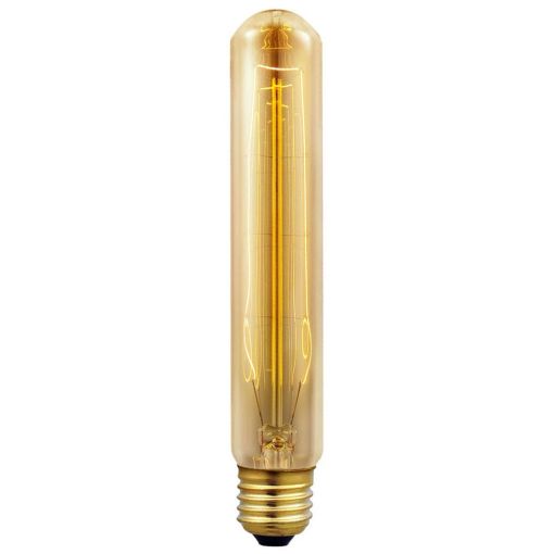 BOMBILLA LED TUBULAR VINTAGE EDISON MATEL E27 T185 40W