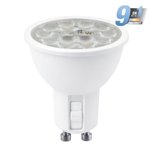 BOMBILLA LED MATEL DICROICA 120° GU10 3-5-7W 3CCT