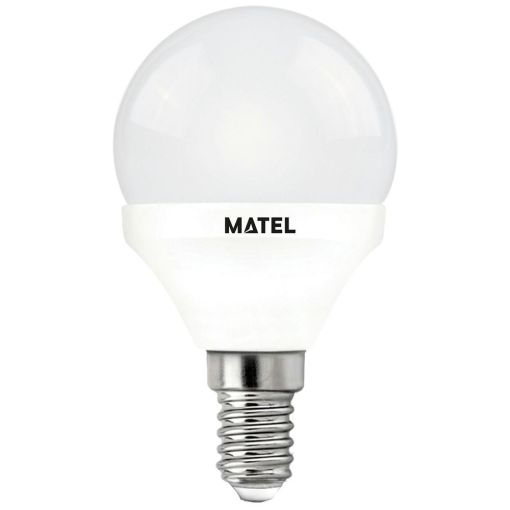 BOMBILLA LED ESFÉRICA MATEL E14 5W FRÍA (3 INTENSIDADES)