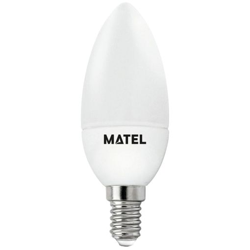 BOMBILLA LED VELA MATEL 5W E14 CÁLIDA (3 INTENSIDADES)