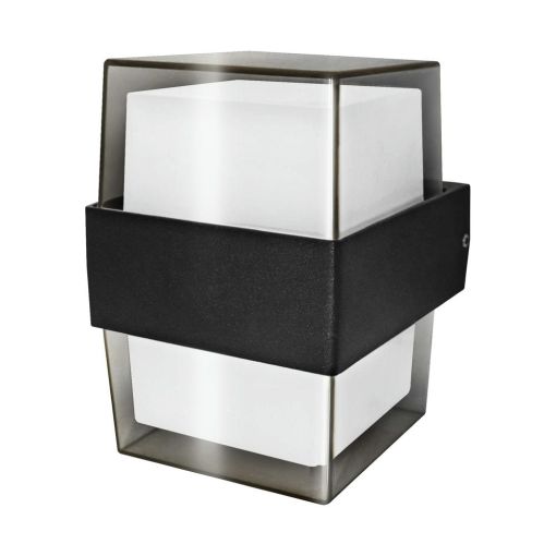 APLIQUE LED LUXE EXTERIOR IP54 MATEL CUADRADO 10W NEUTRA