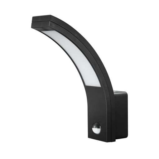 APLIQUE LED SENSOR EXTERIOR IP54 MATEL NEGRO NEUTRA