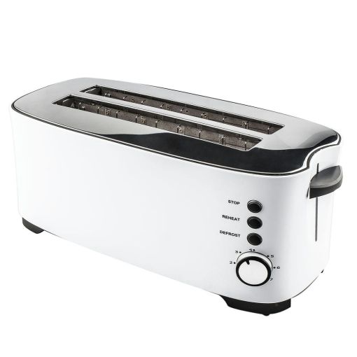 TOSTADORA BLANCA  2 RANURAS 1350W GRANDE KÜKEN