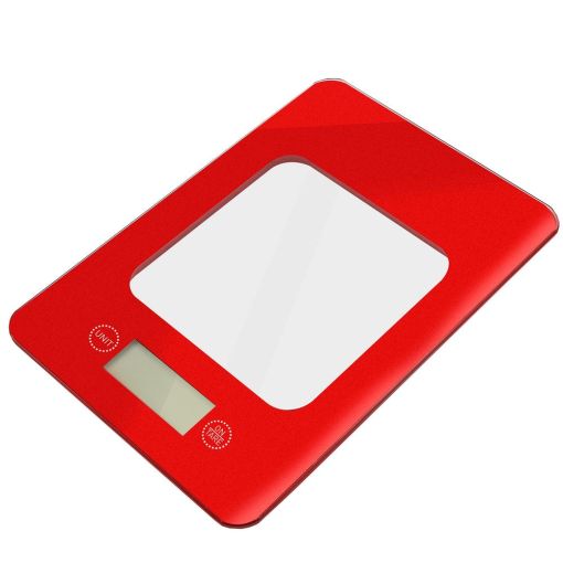 BALANZA COCINA ELECTRÓNICA 5KG ROJA KÜKEN