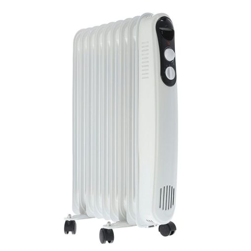 RADIADOR ACEITE 2000W 9 ELEMENTOS BLANCO