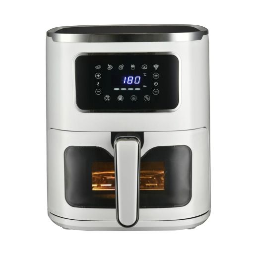 FREIDORA BLANCA SIN ACEITE DIGITAL 5L CON VENTANA KÜKEN