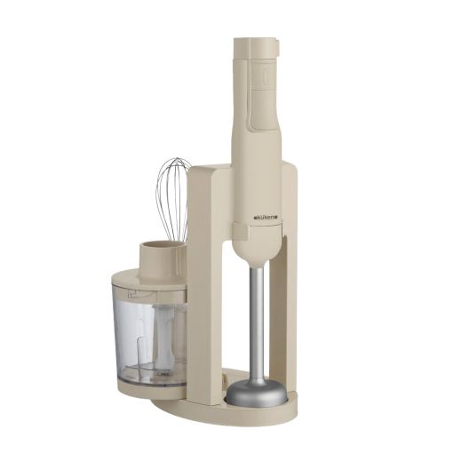 BATIDORA BRAZO 1000W CREMA CON ACCESORIOS SERIE ESPECIAL VINTAGE