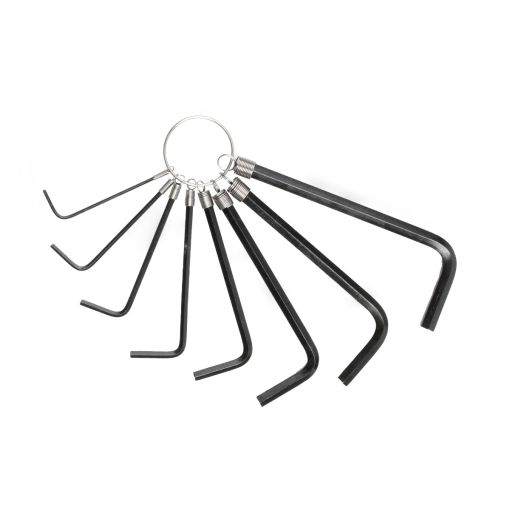 JUEGO LLAVE ALLEN VATTON CARBONO CON ANILLA 8 PIEZAS