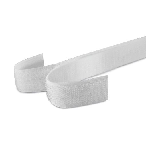 CINTA VELCRO COMPACT BLANCA M-H 20MM x 12M