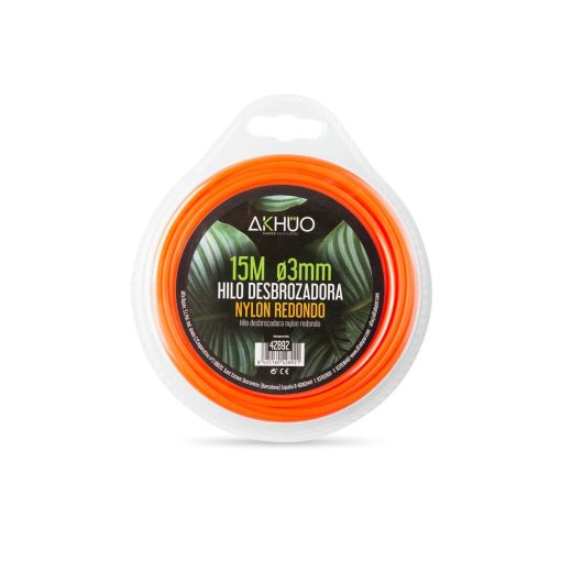 HILO DESBROZADORA NYLON AKHUO 3,0 MM 15 M