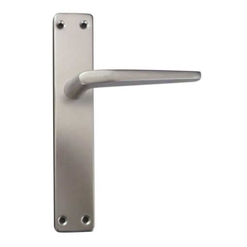 MANILLA ALUMINIO PLATA HANDLOCK CON PLACA CUADRADILLO 8MM