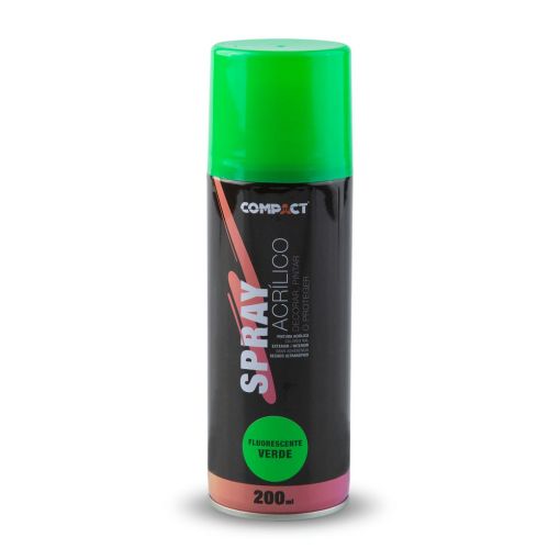 PINTURA ACRÍLICA SPRAY VERDE FLUORESCENTE 200ML