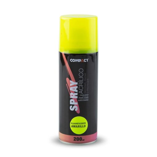 PINTURA ACRÍLICA SPRAY AMARILLO FLUORESCENTE 200ML