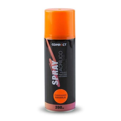 PINTURA ACRÍLICA SPRAY NARANJA FLUORESCENTE 200ML