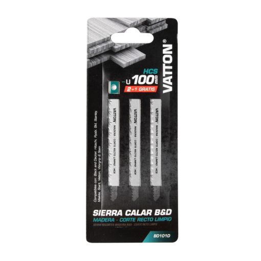 SIERRA CALAR VATTON B&D MADERA CORTE RECTO LIMPIO 100MM