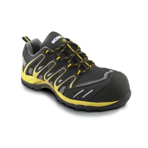 ZAPATO DE SEGURIDAD ESD WORKFIT TRAIL AMARILLO Nº38