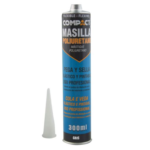 MASILLA POLIURETANO COMPACT GRIS 300ML