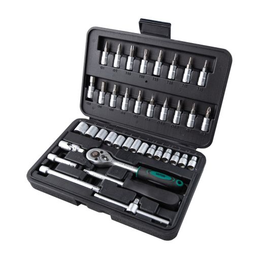 JUEGO LLAVES DE VASO VATTON CROMO VANADIO 38 PIEZAS