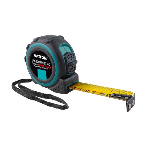 FLEXÓMETRO VATTON FORRADO GOMA FRENO 5M-19MM PUNTA IMANTADA