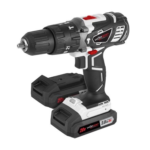 TALADRO PERCUTOR WORGRIP 20V 2 BATERÍAS 2.0AH