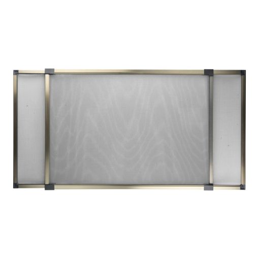 MOSQUITERA VENTANA FIJA EXTENSIBLE 70-135x50CM BRONCE