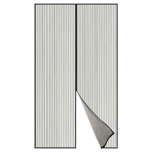 MOSQUITERA PUERTA CON IMÁN 120x240CM AKHUO GRIS
