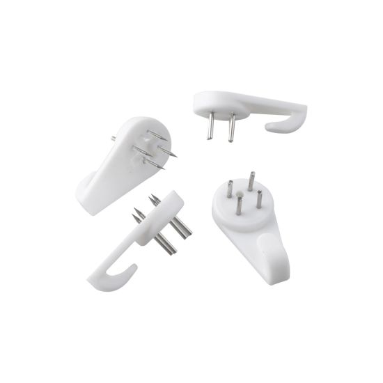 CUELGA FÁCIL STOKER BLANCO 3 PUNTAS BLÍSTER (4 UNIDADES)