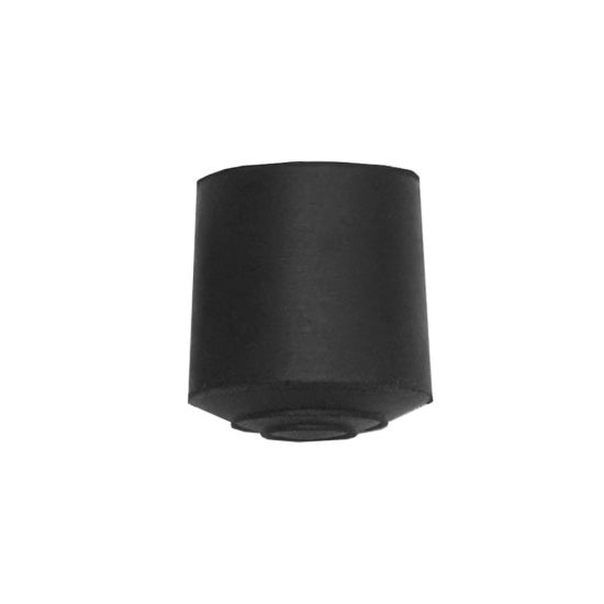 CONTERA GOMA CILÍNDRICA NEGRA 22 MM
