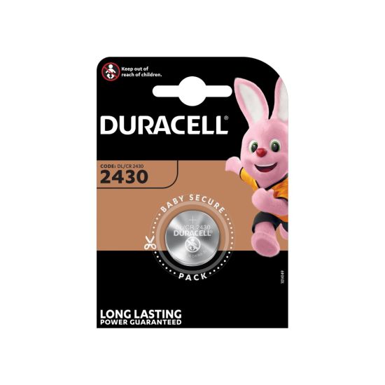 PILA DURACELL BOTÓN LITIO CR-2430 3V