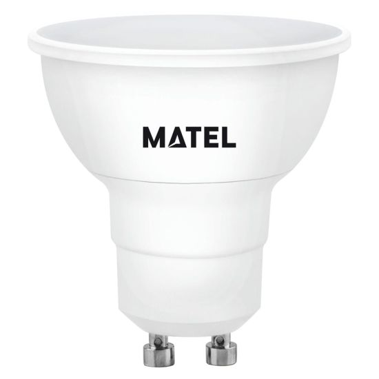 BOMBILLA LED MATEL GU10 REGULABLE 8W FRÍA